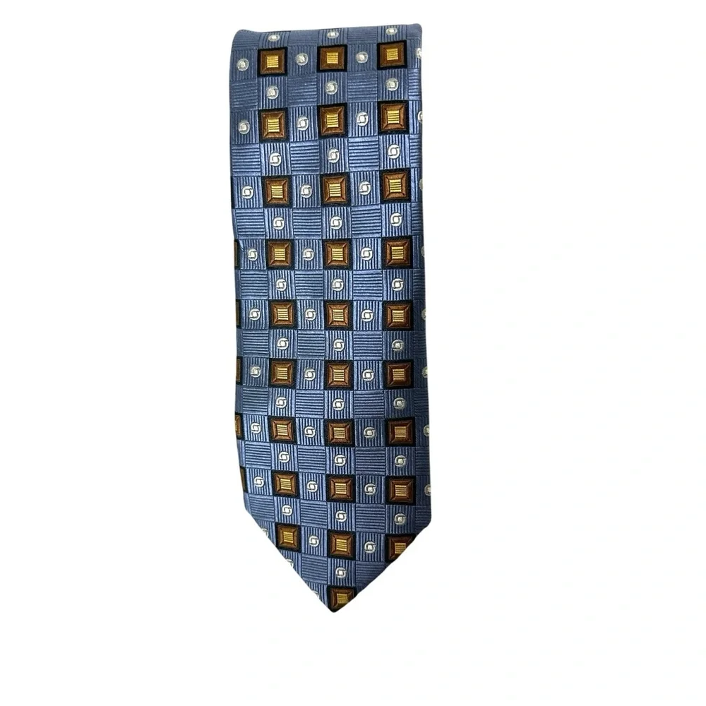 2 ROBERT TALBOT 100% Silk Hand Sewn Ties 3.5” Width